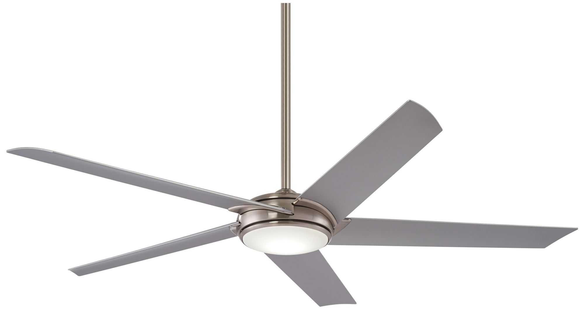 60 Minka Aire Raptor Brushed Nickel Led Ceiling Fan 8d469