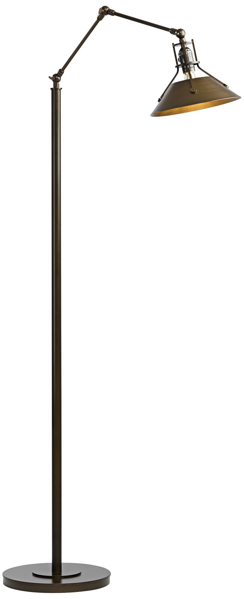 Hubbardton Forge Henry Bronze Metal Floor Lamp