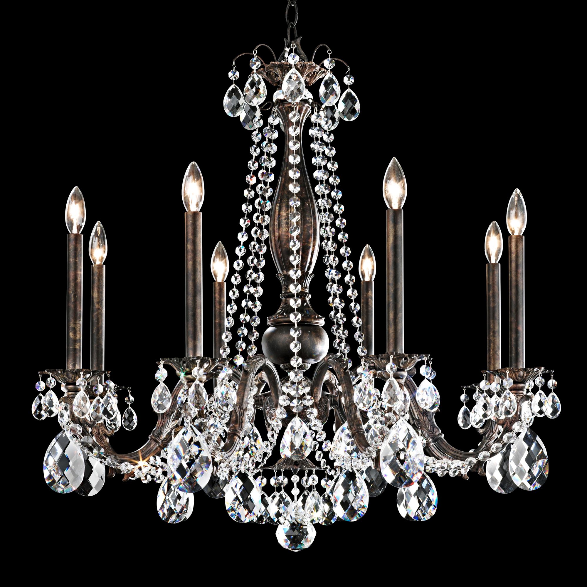 Schonbek Alea 30 1/2"W Heirloom Bronze 8-Light Chandelier