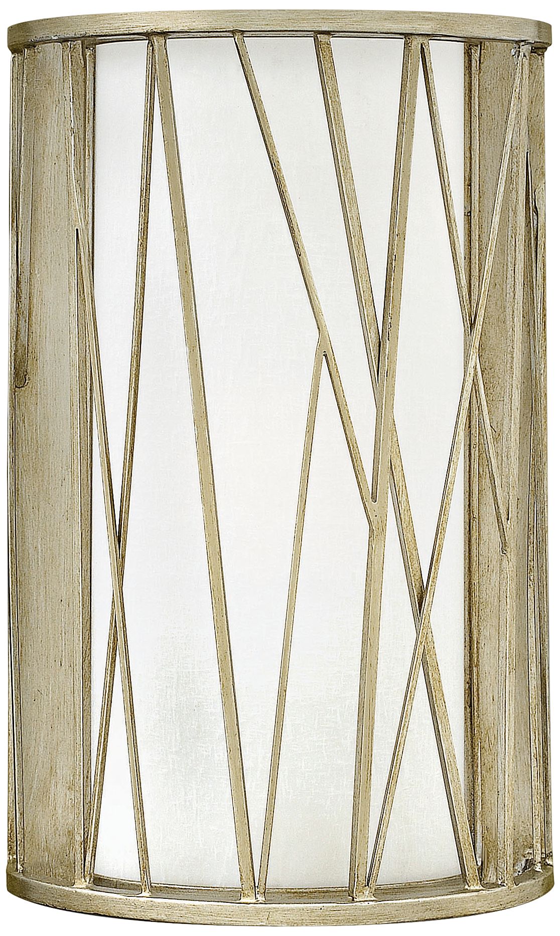 Fredrick Ramond Nest 9" High Silver Leaf Wall Sconce