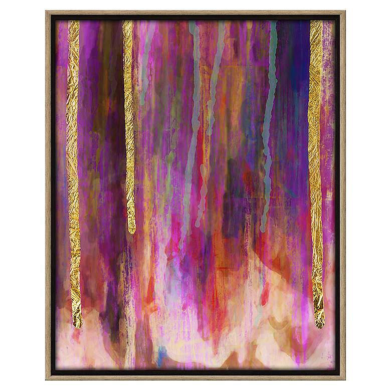 Paint Drips I 31 3/4" High Abstract Canvas Wall Art