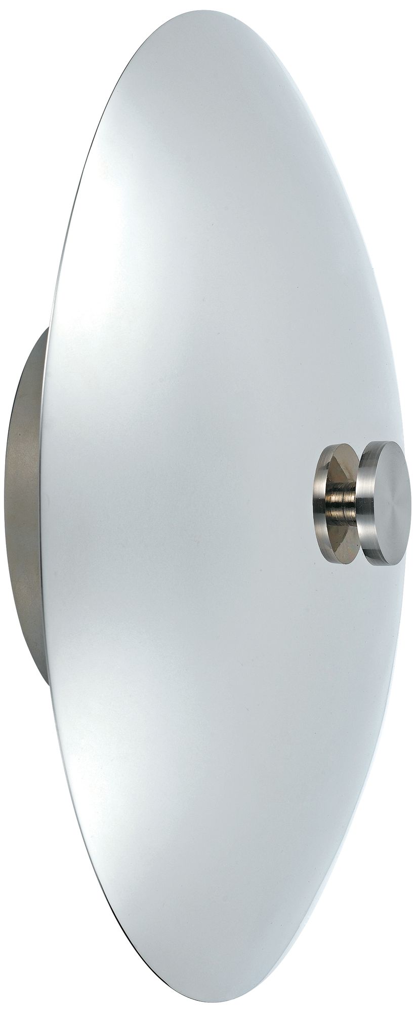 Eclipse 12" High Polished Nickel Wall Sconce