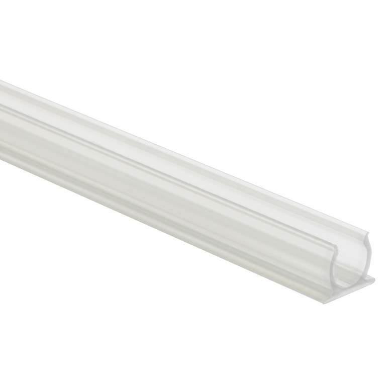 Clark 48&quot; Clear Mounting Track for LED Flexbrite Rope Light