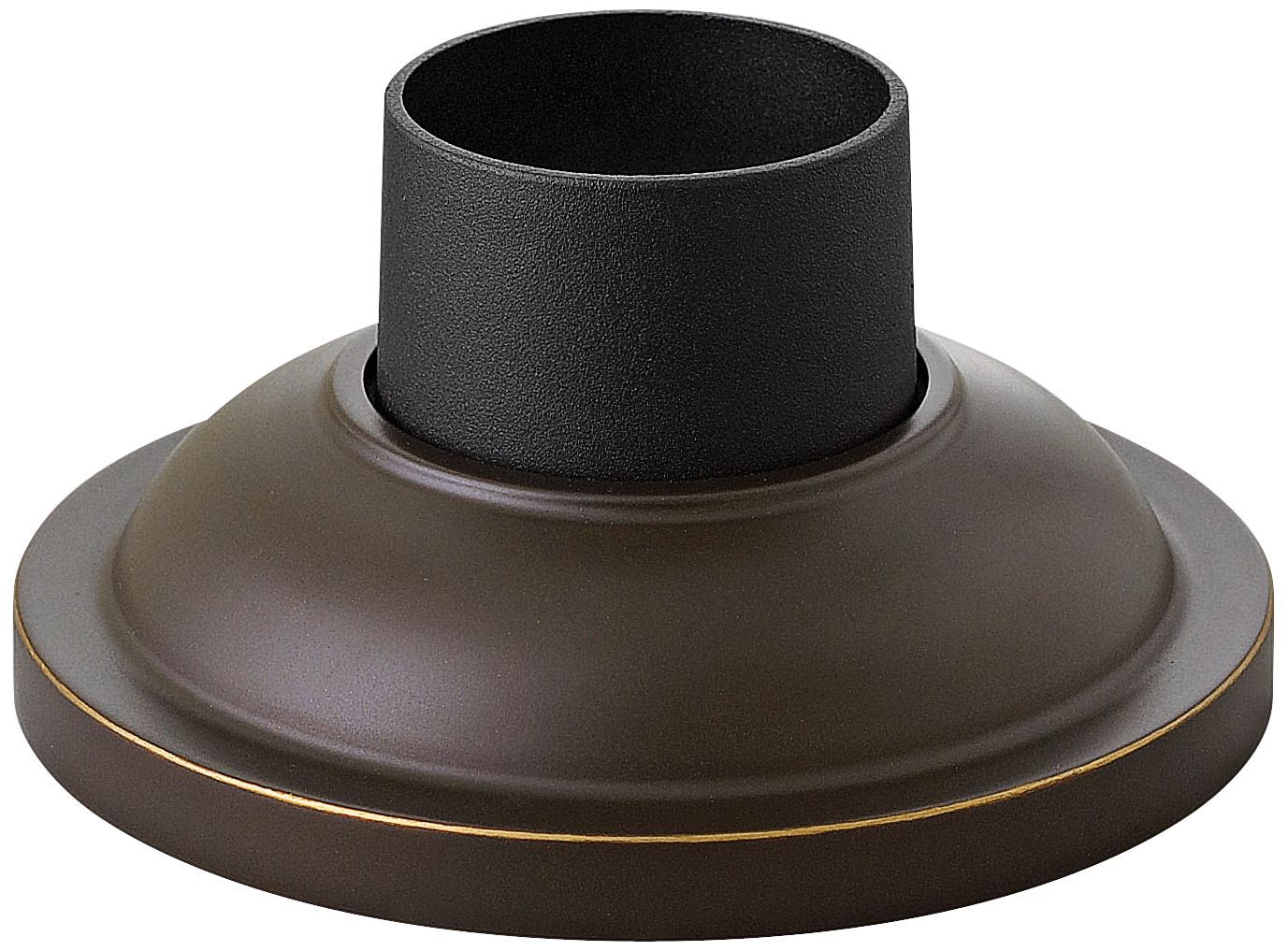 Pier Mount Fitter - Smooth Base in Olde Bronze