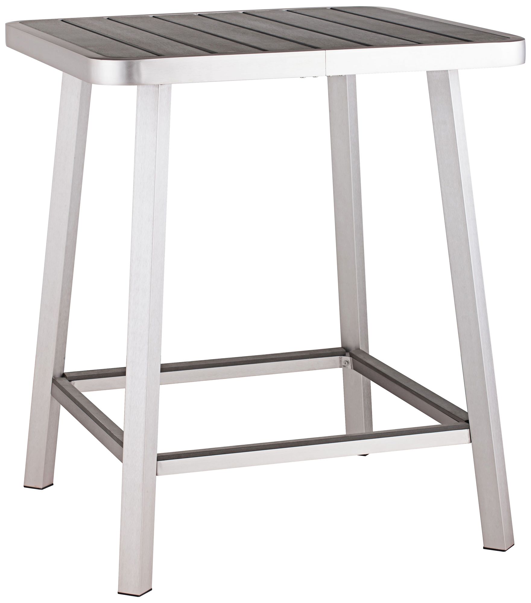Zuo Megapolis Square Outdoor Aluminum Bar Table