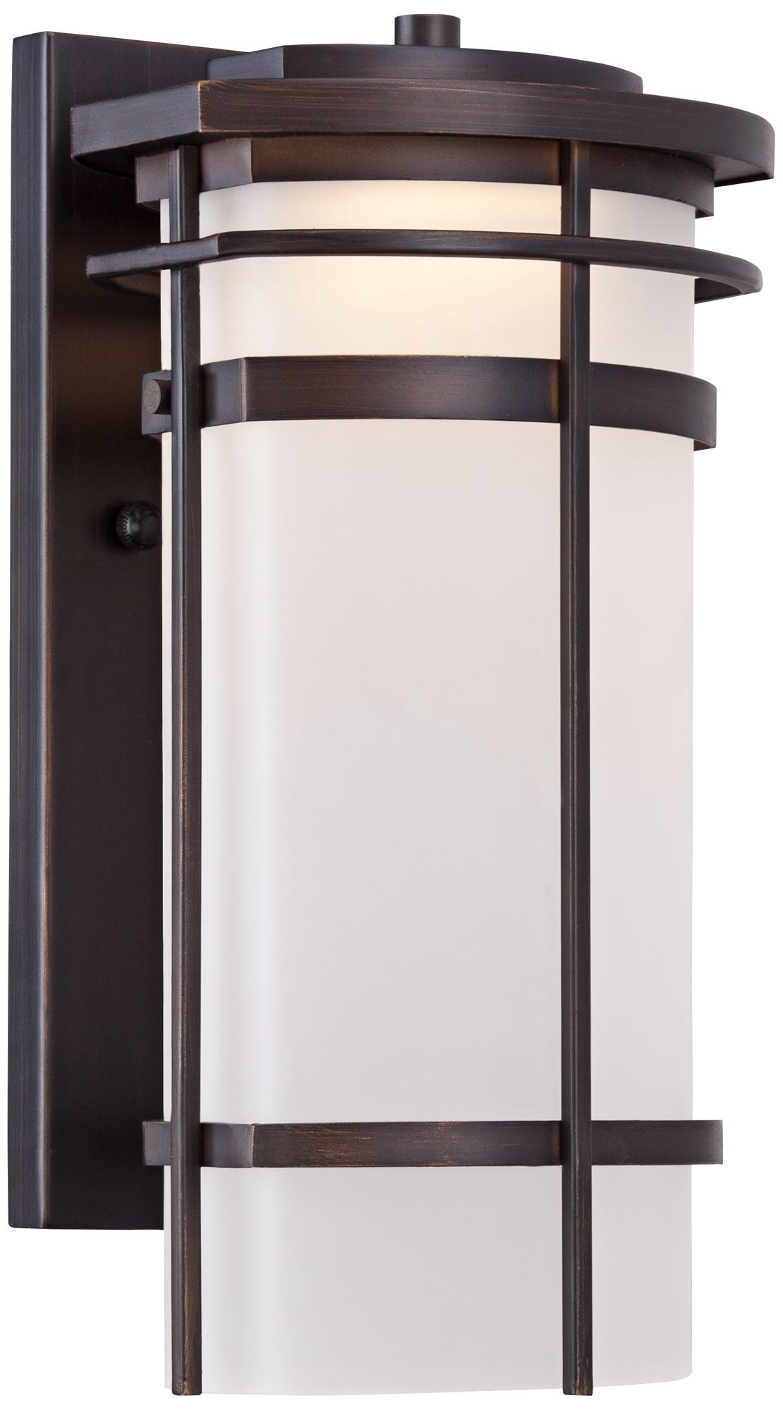 Possini Euro Clemson 13" High Bronze LED Outdoor Wall Light 8J075