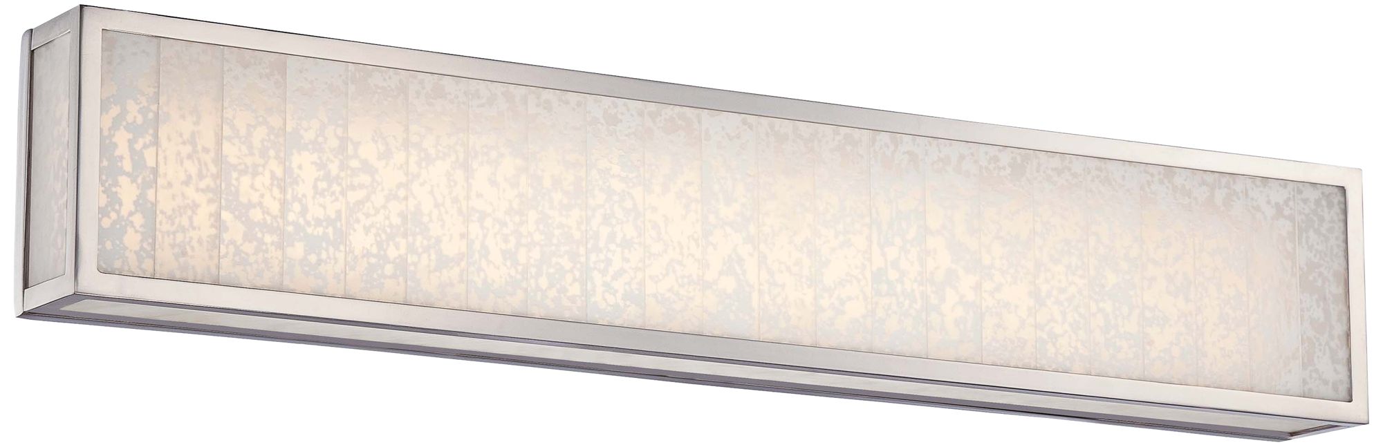 Lake Frost 32"W Polished Nickel LED Bath Light
