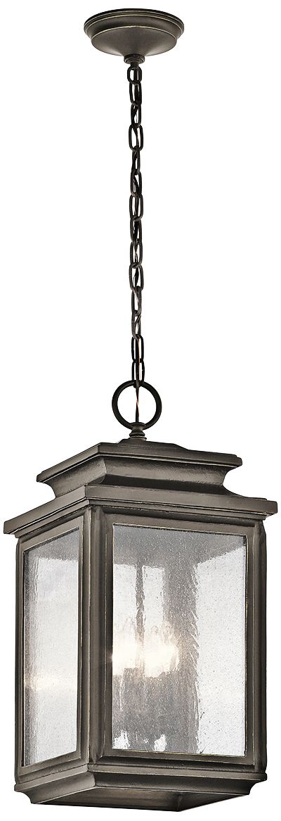 Kichler Wiscombe Park 23"H  Bronze Outdoor Hanging Light