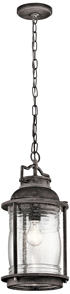 Kichler Ashland Bay 17 3/4"H Zinc Outdoor Hanging Light 8J730