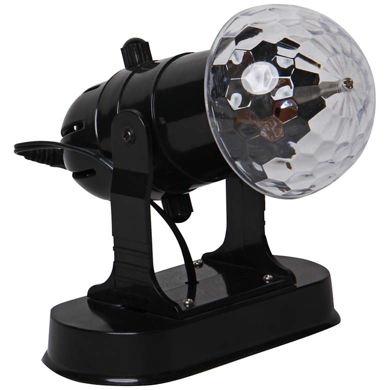 Crystal Spot Light Black Battery-Operated Party Projector - #8J846