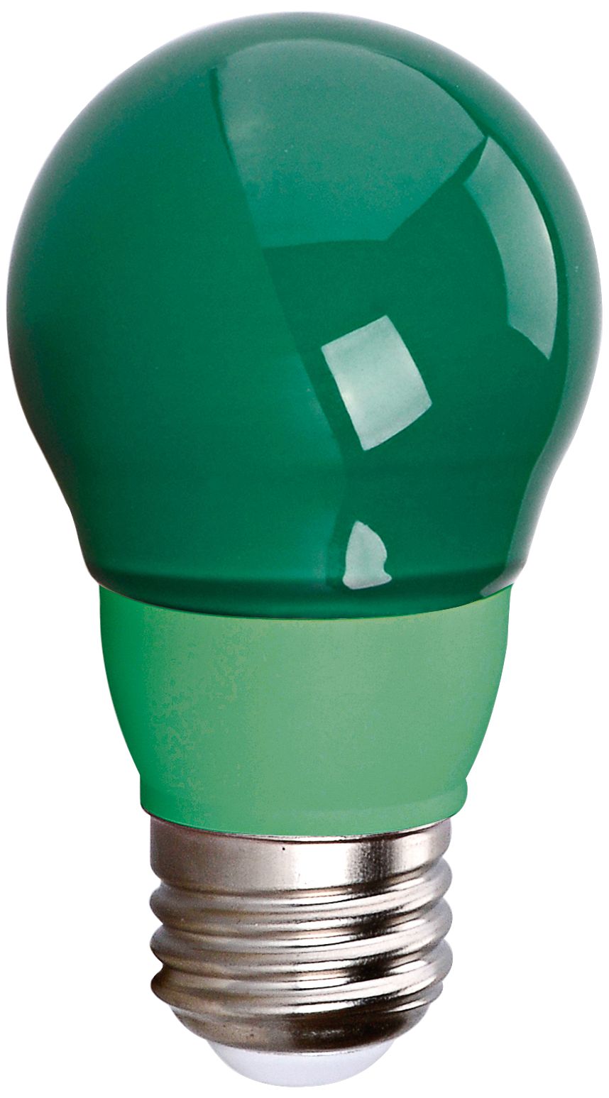 40W Equivalent Green 5 Watt LED Non-Dimmable Standard Bulb