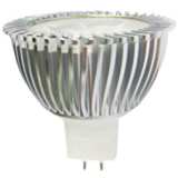 25W Equivalent 3W LED Non-Dimmable GU5.3 MR16 Green Bulb