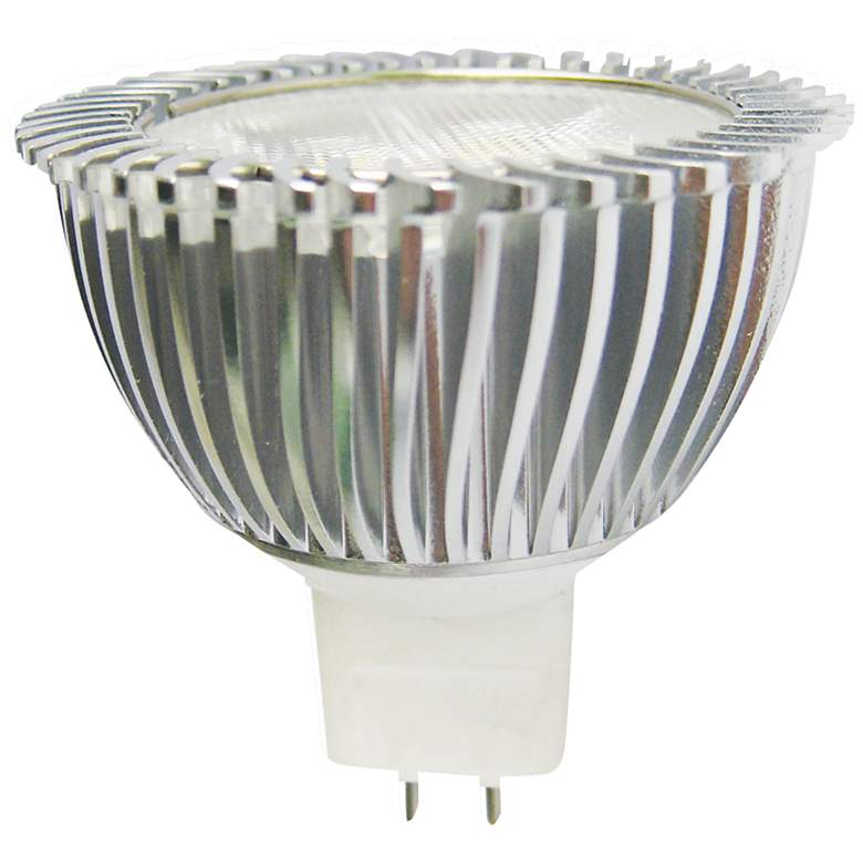 Image 1 25W Equivalent 3W LED Non-Dimmable GU5.3 MR16 Green Bulb