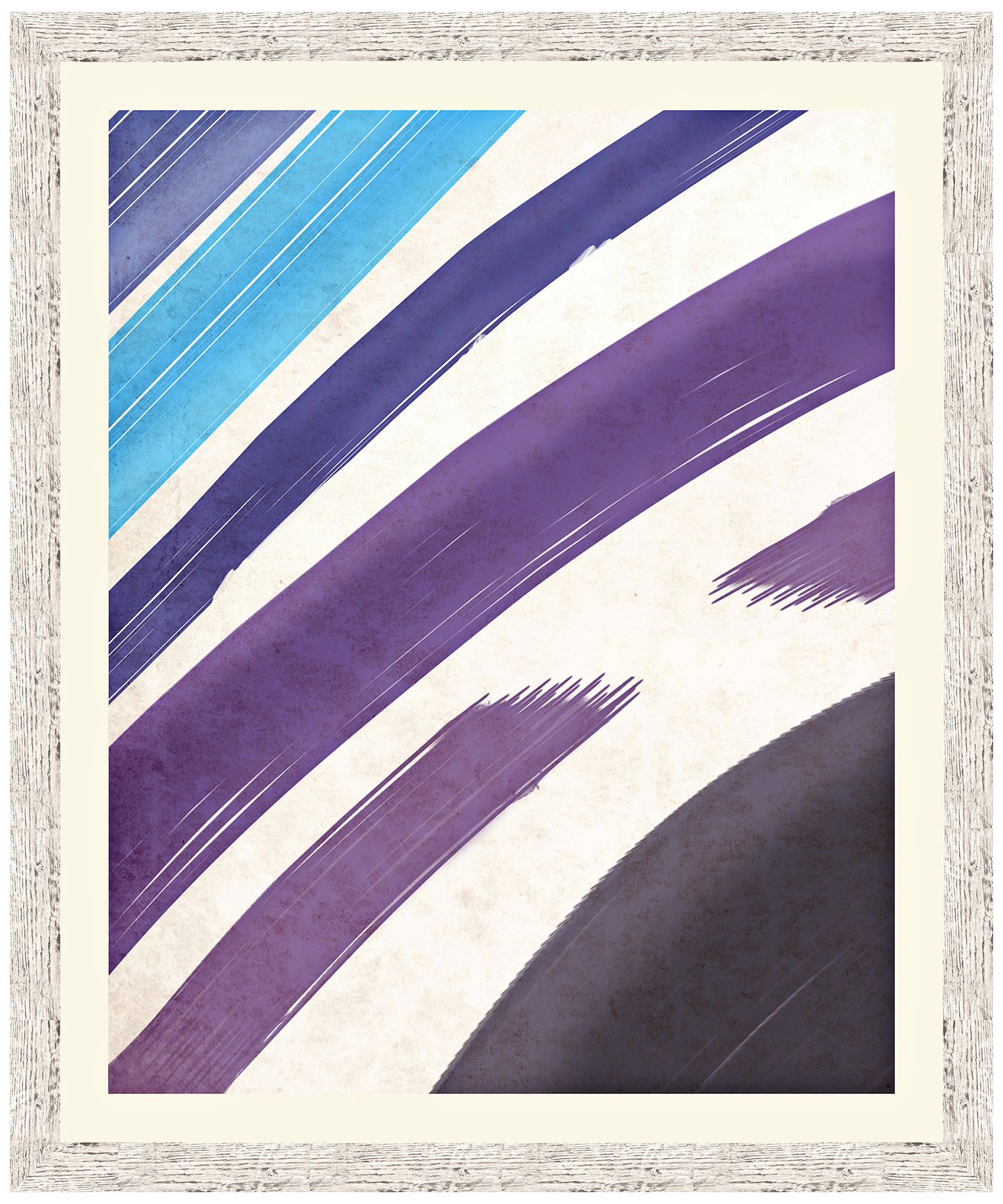 Pattern Play Strokes III 26" High Framed Wall Art