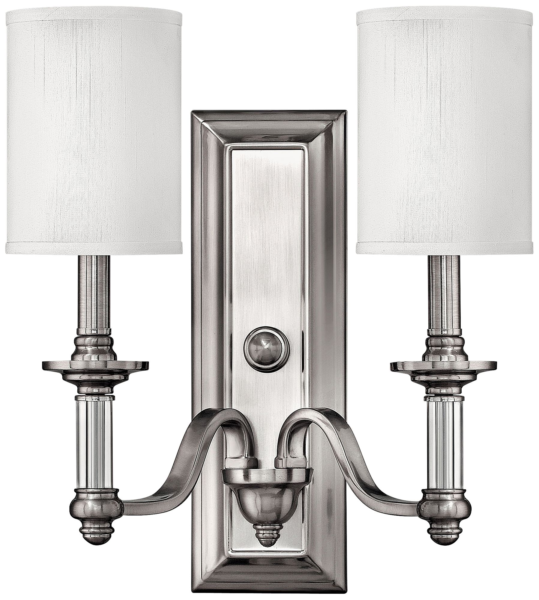 Hinkley Sussex 15 3/4" High Brushed Nickel Wall Sconce