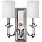 Hinkley Sussex 15 3/4&quot; High Brushed Nickel Wall Sconce