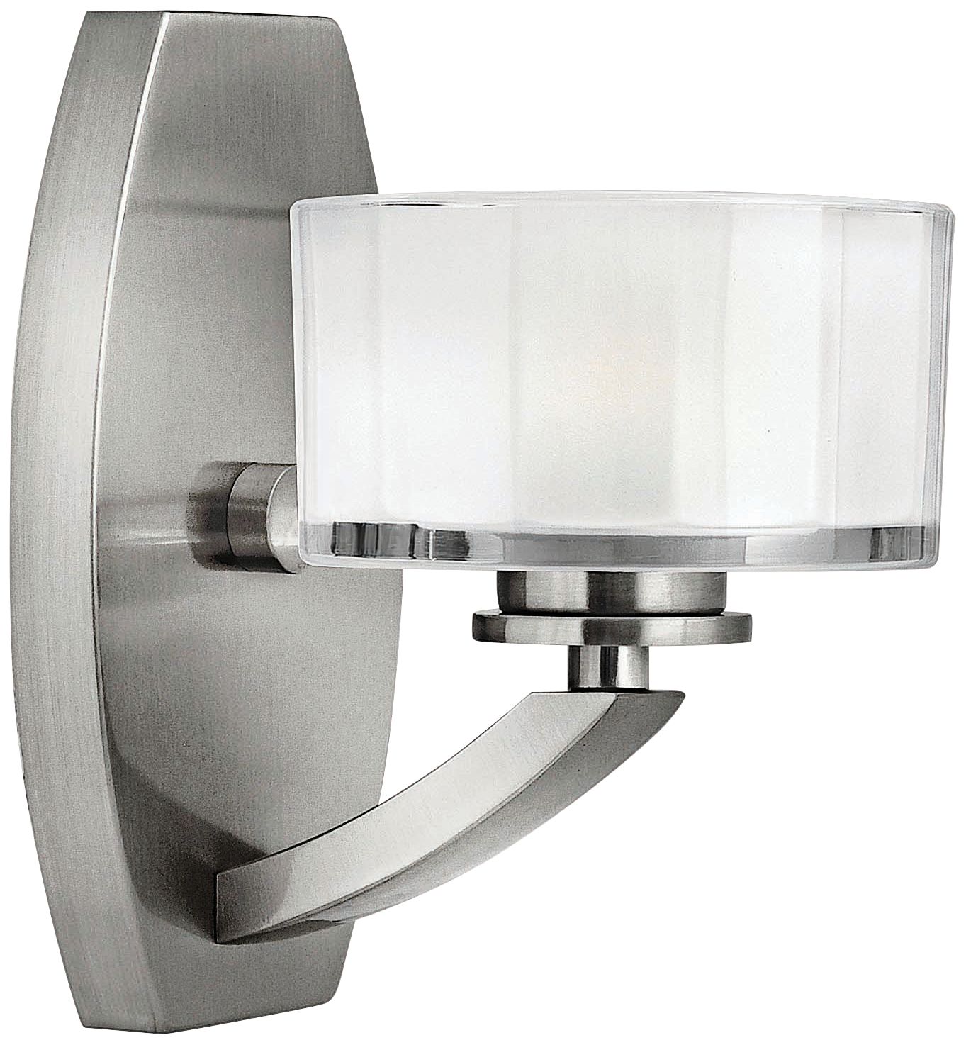 Hinkley Meridian 8" High Brushed Nickel LED Wall Sconce