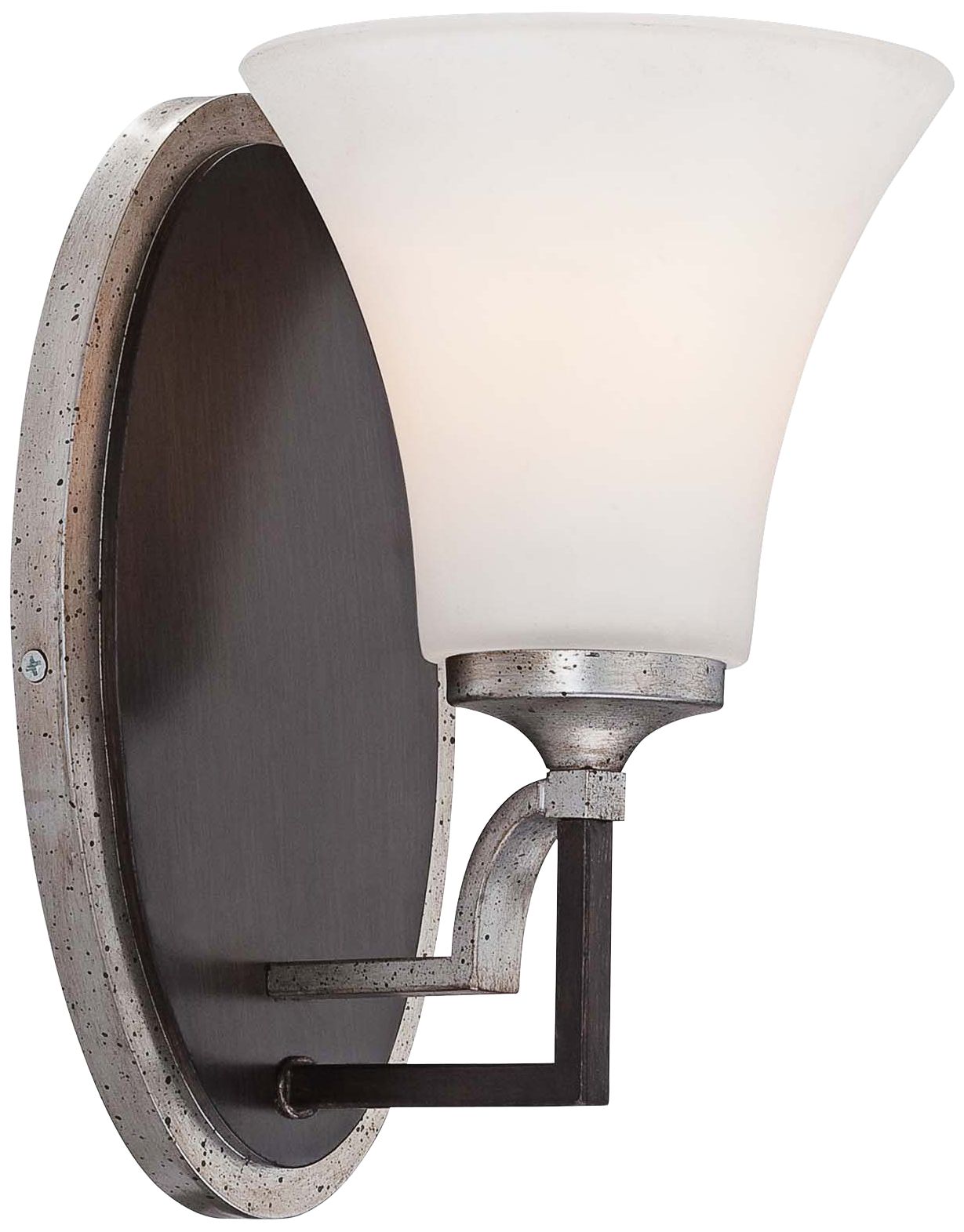 Astrapia 10" High Dark Rubbed Sienna Wall Sconce