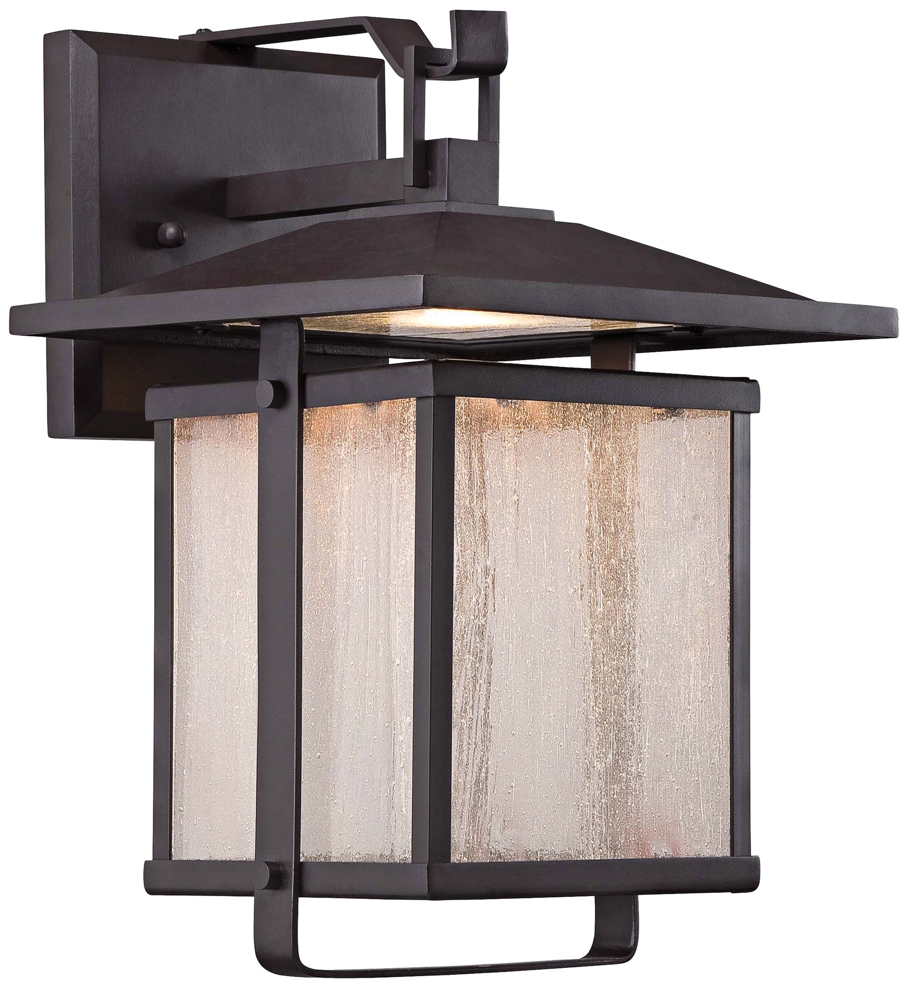 Hillsdale 8" High Dorian Bronze LED Outdoor Wall Light