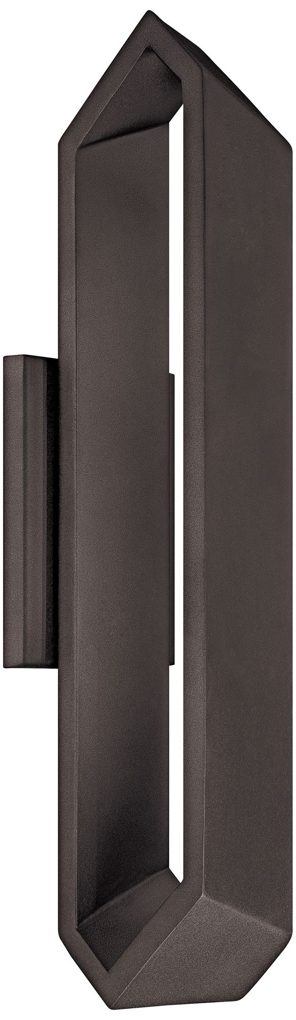 George Kovacs Pitch 18 1/2"H Black LED Outdoor Wall Light