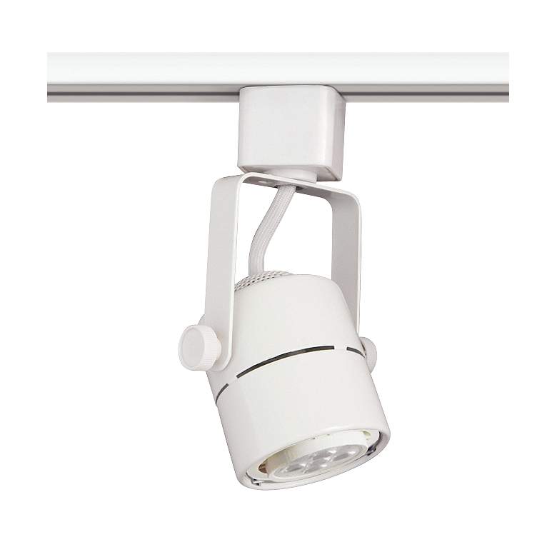 Image 1 White Adjustable LED Track Head For Halo Single Circuit System