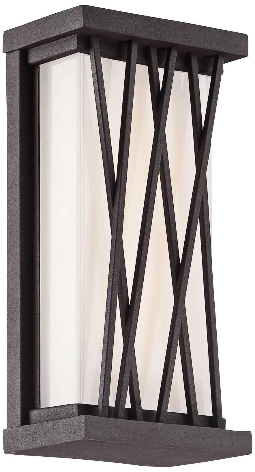 George Kovacs Hedge 10"H LED Bronze Outdoor Wall Light