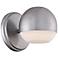 George Kovacs Droplet 5"H LED Silver Outdoor Wall Light