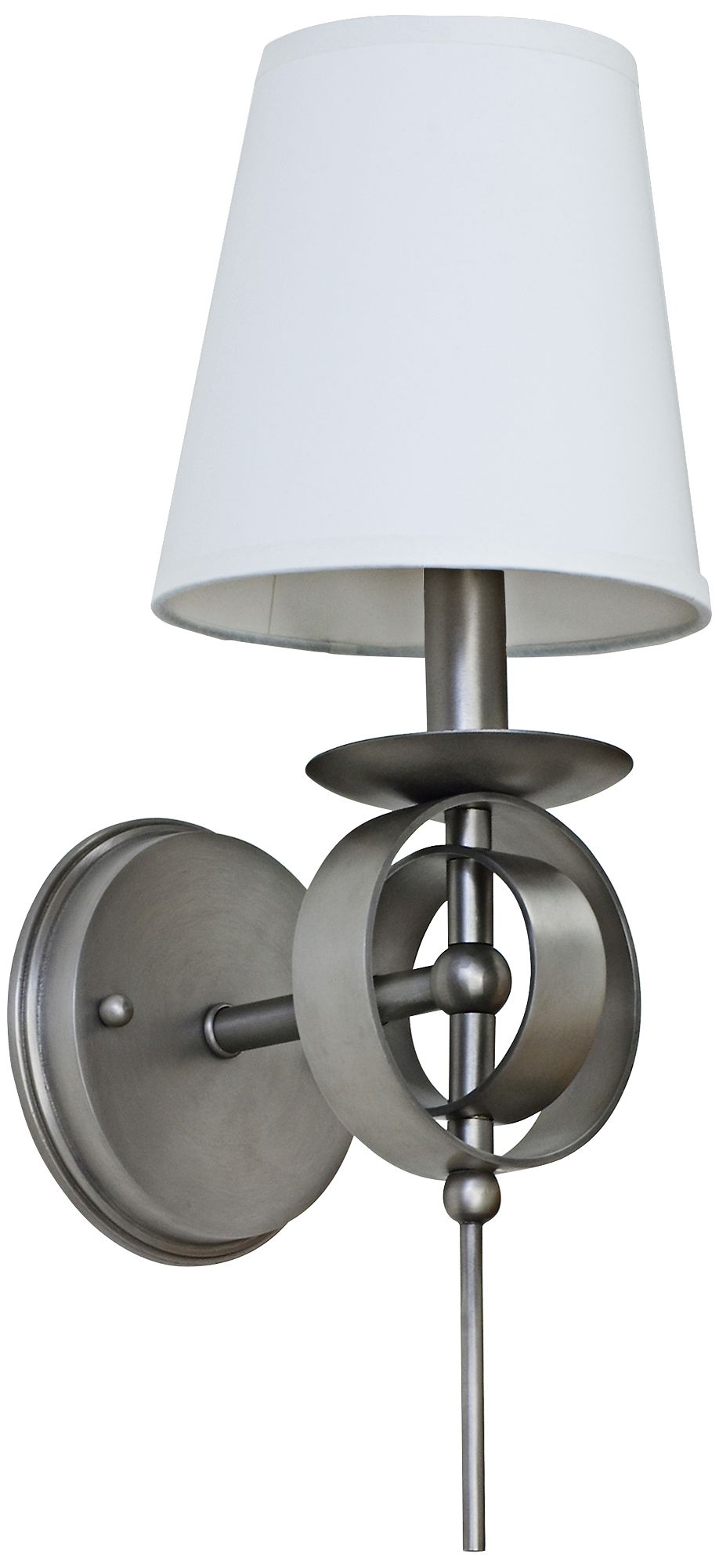 Lake Shore Compass 17" High Satin Pewter Wall Sconce