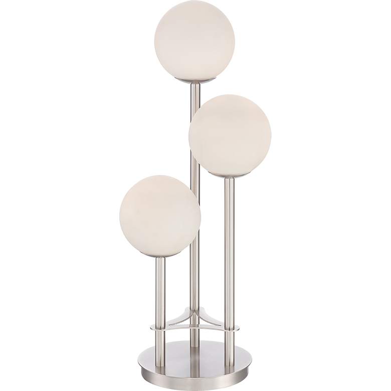 Image 1 Possini Euro Spacely 3-Light Globe Table Lamp