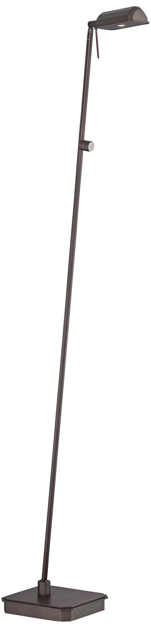 George Kovacs Kress Copper Bronze Patina LED Floor Lamp