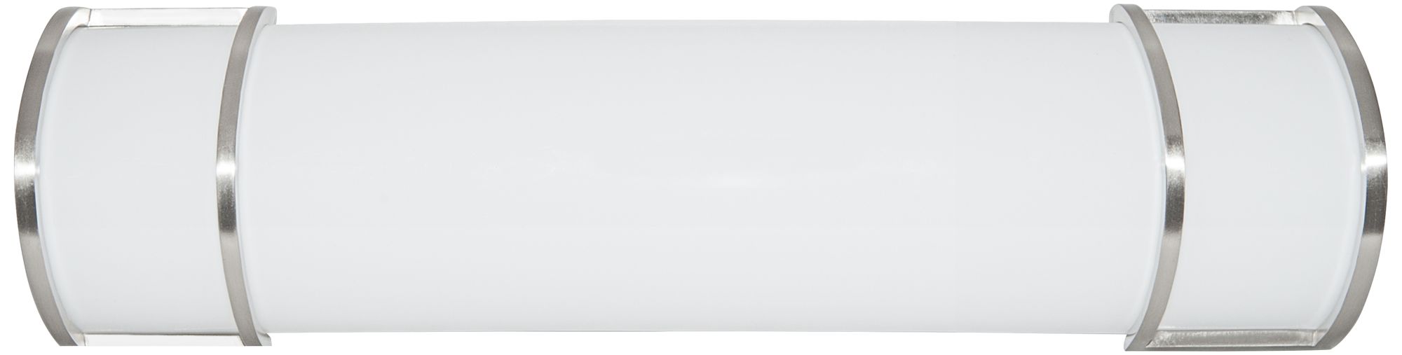 Victore White 24" Wide Brushed Nickel LED Bath Light