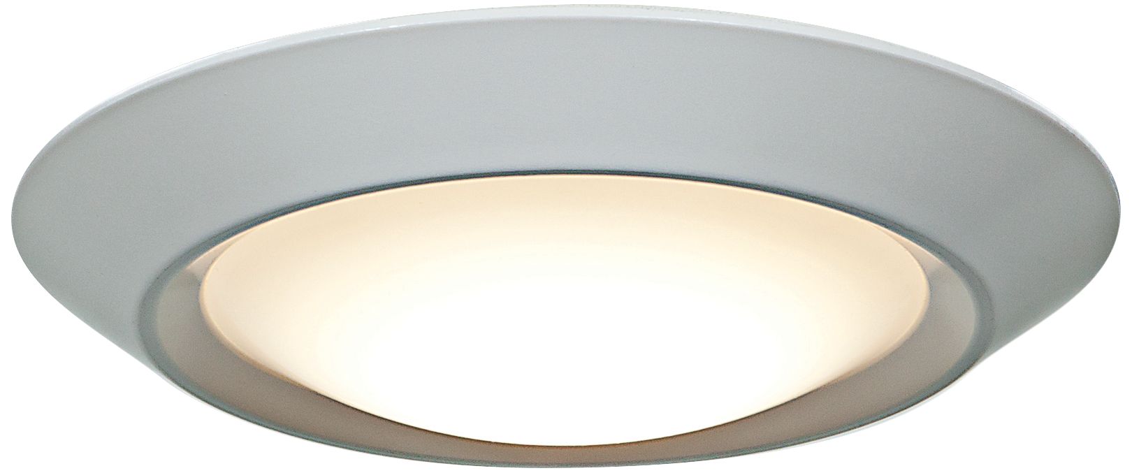 Mini White 5 1/2" Wide 7W Surface Mount or LED Retrofit