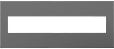 Legrand Magnesium Plastic 6-Gang Wall Plate