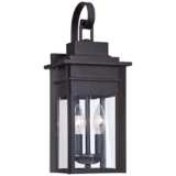 Bransford 17&quot; High Black-Specked Gray Outdoor Wall Light