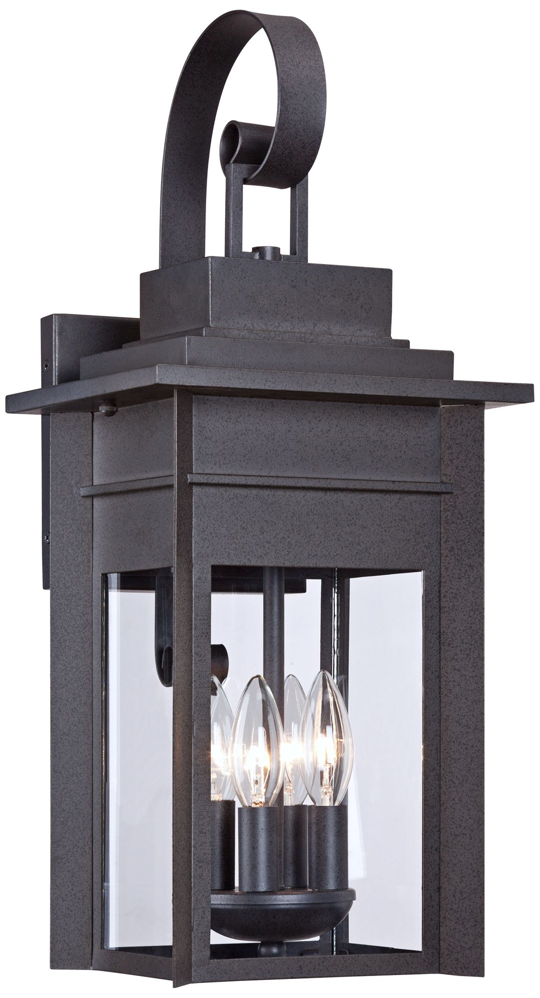 Bransford 21" High BlackSpecked Gray Outdoor Wall Light 8M882