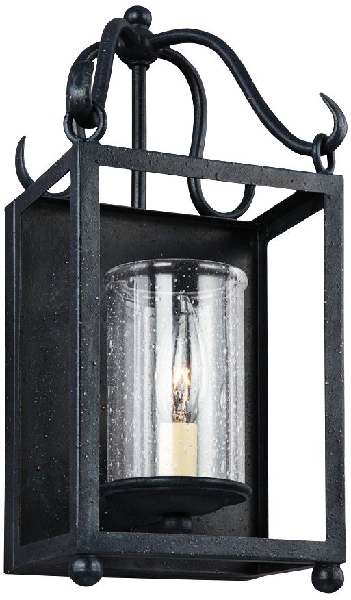 Declaration 15" High Antique Forged Iron Wall Sconce