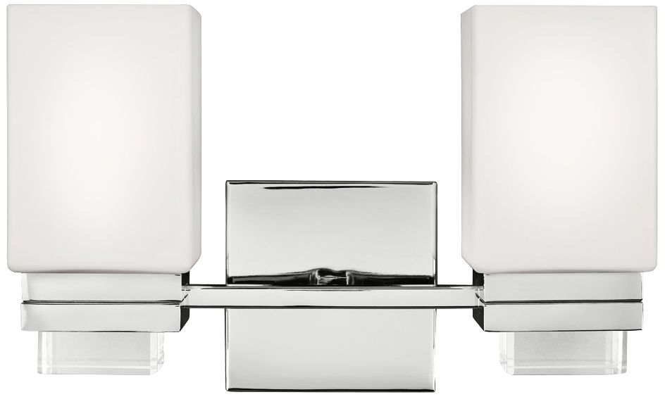 Feiss Maddison 14" Wide Polished Nickel Bath Light