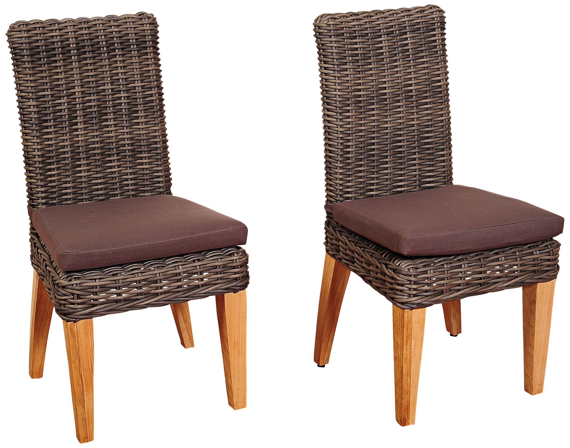 Riviello Gray Outdoor Dining Chair Set of 2