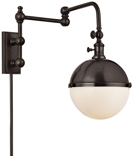 Hudson Valley Stanley Old Bronze 17 1/2" High Wall Lamp