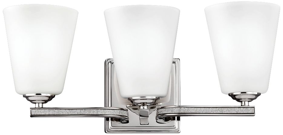 Feiss Pave 18" Wide Polished Nickel Bath Light