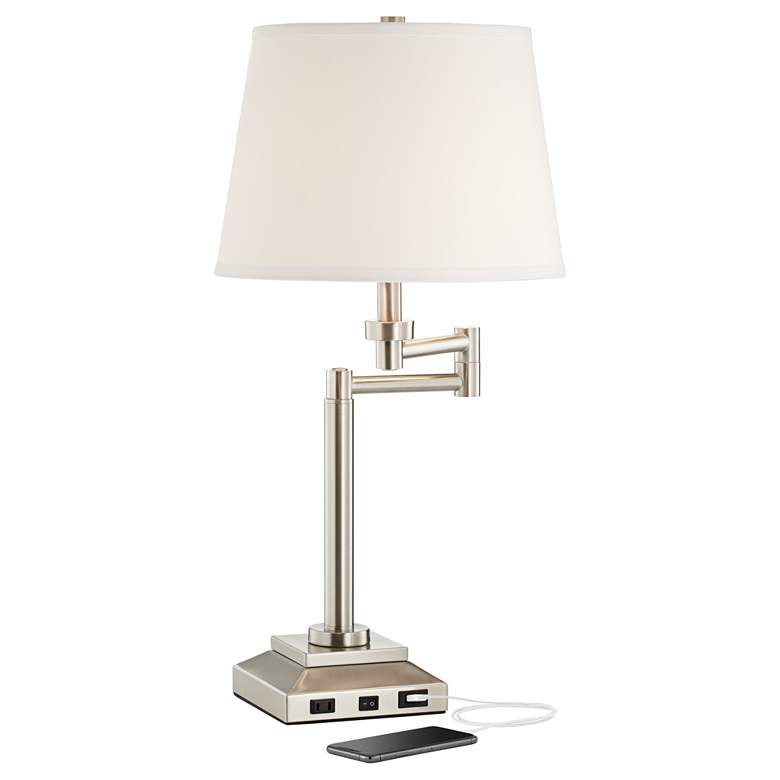 Image 2 Camber Workstation Desk Lamp with Outlet and USB Port