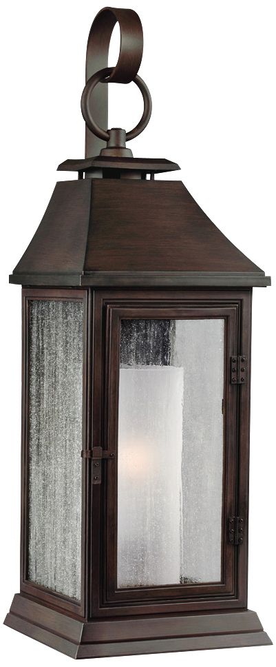 Feiss Shepherd 16 1/2" High Copper Outdoor Wall Light