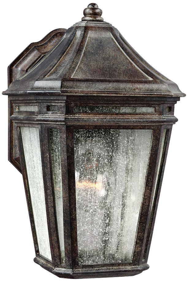 Feiss Londontowne 11 1/4"H Chestnut Outdoor Wall Light
