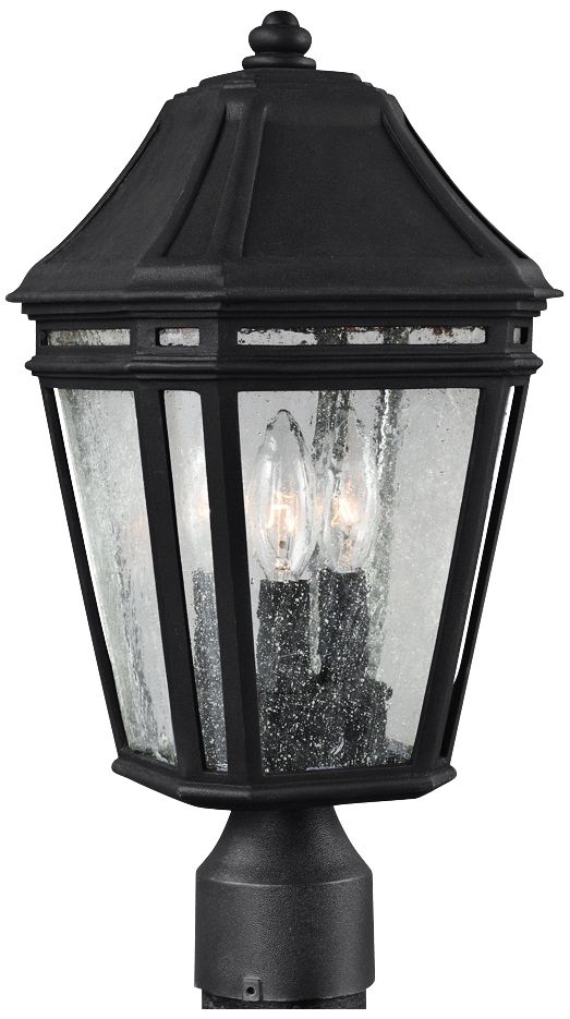 Feiss Londontowne 17" High Black Outdoor Post Light