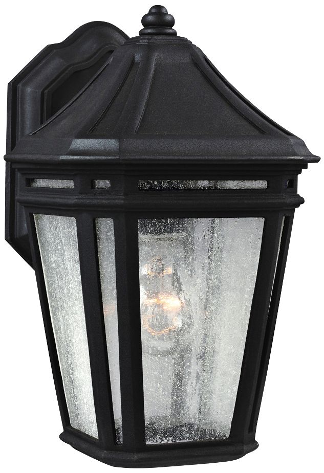 Feiss Londontowne 11 1/4" High Black Outdoor Wall Light