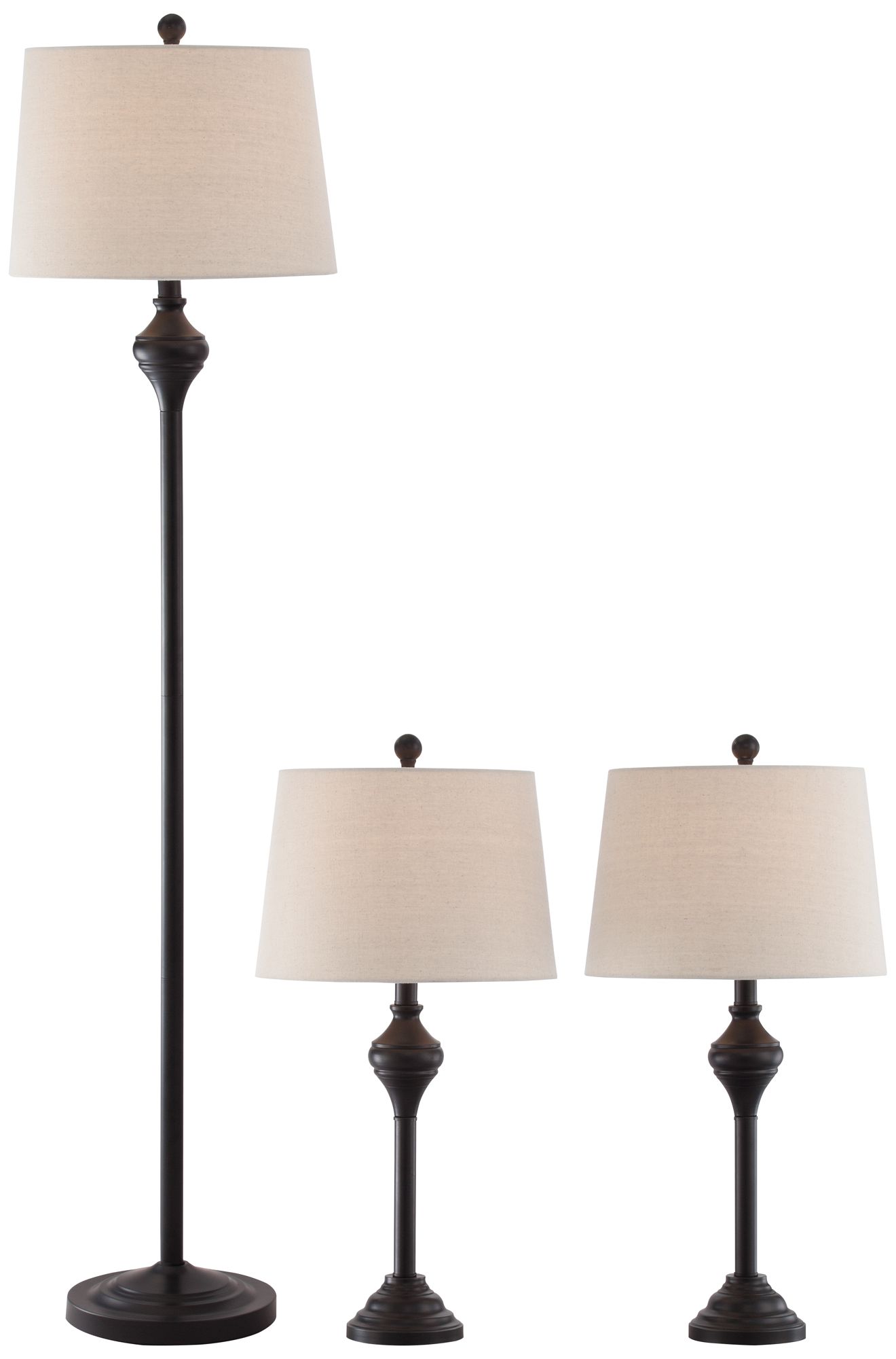 matching floor and table lamps