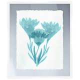 Blue Bouquet I 26&quot; High Framed Wall Art