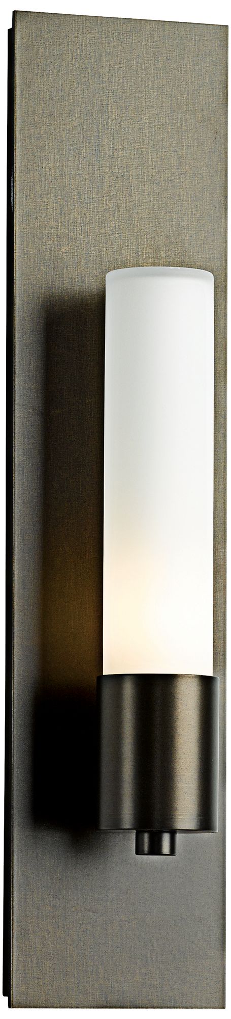 Hubbardton Forge Pillar 18 1/4" High Bronze Wall Sconce