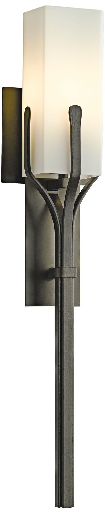 Mediki 24 1/2" High Dark Smoke Wall Sconce