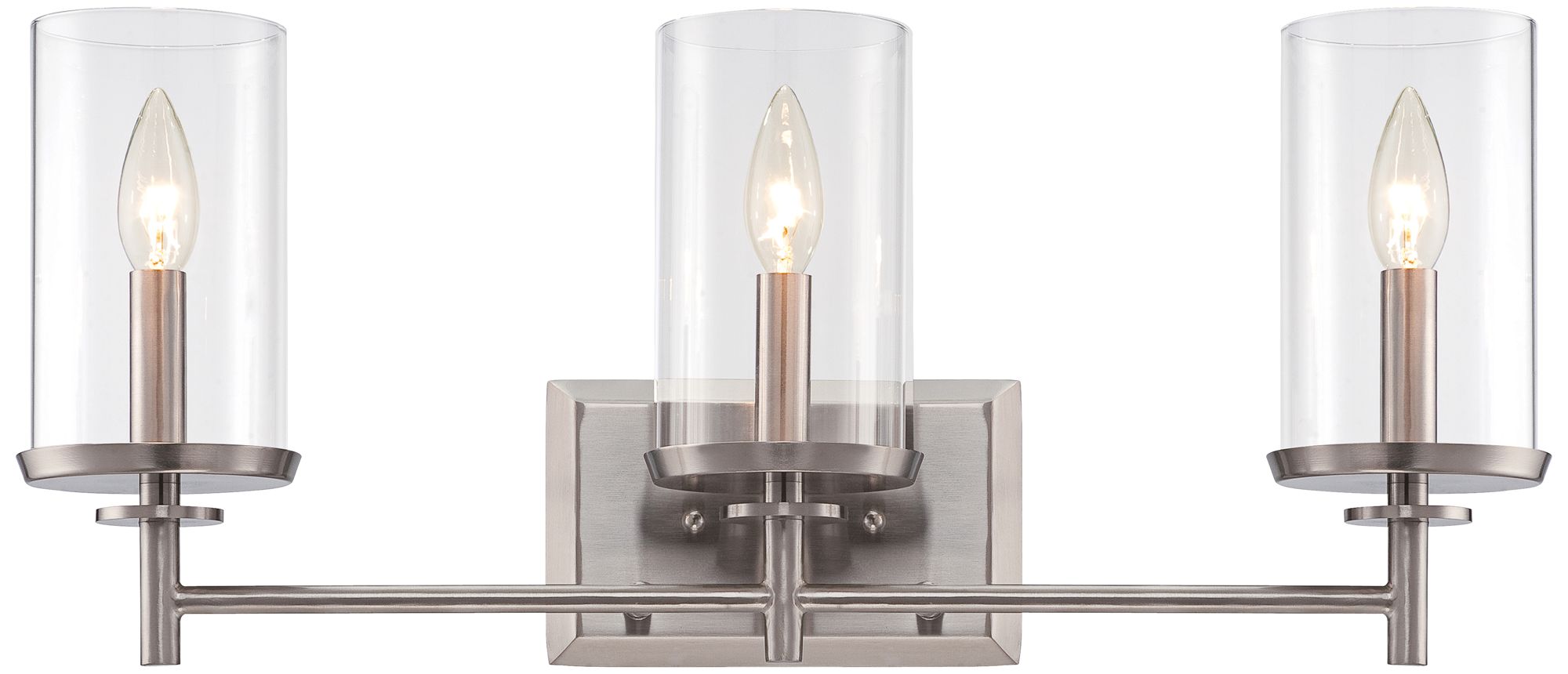 Harlowe 23 3/4" Wide Satin Platinum Bath Light